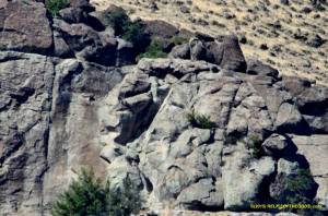 Sutter Buttes Dragon Rocks close up